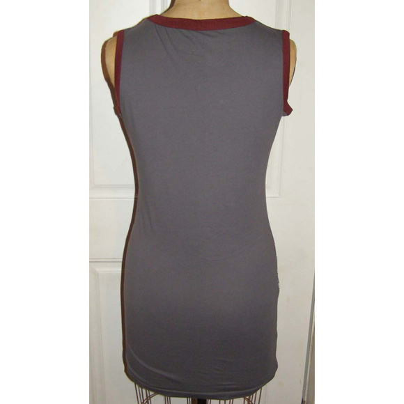 New Sour n Cream graphic print tank dress L 8-10 - Picture 4 of 6